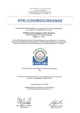 Porr Verkehrswegebau Gueteschutz Kanalbau AK2