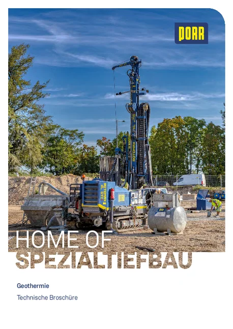 Technische Broschuere Geothermie