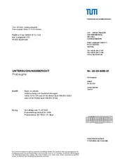 PORR DE Mineralische Rohstoffe Pruefzeugnis TUM Gesteinskoernungen fuer Beton nach DIN EN 12620 28.06.2023