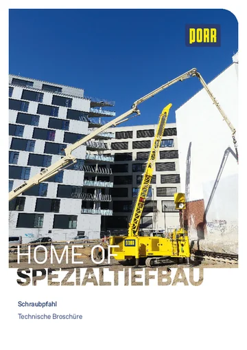 Technische Broschuere Schraubpfahl