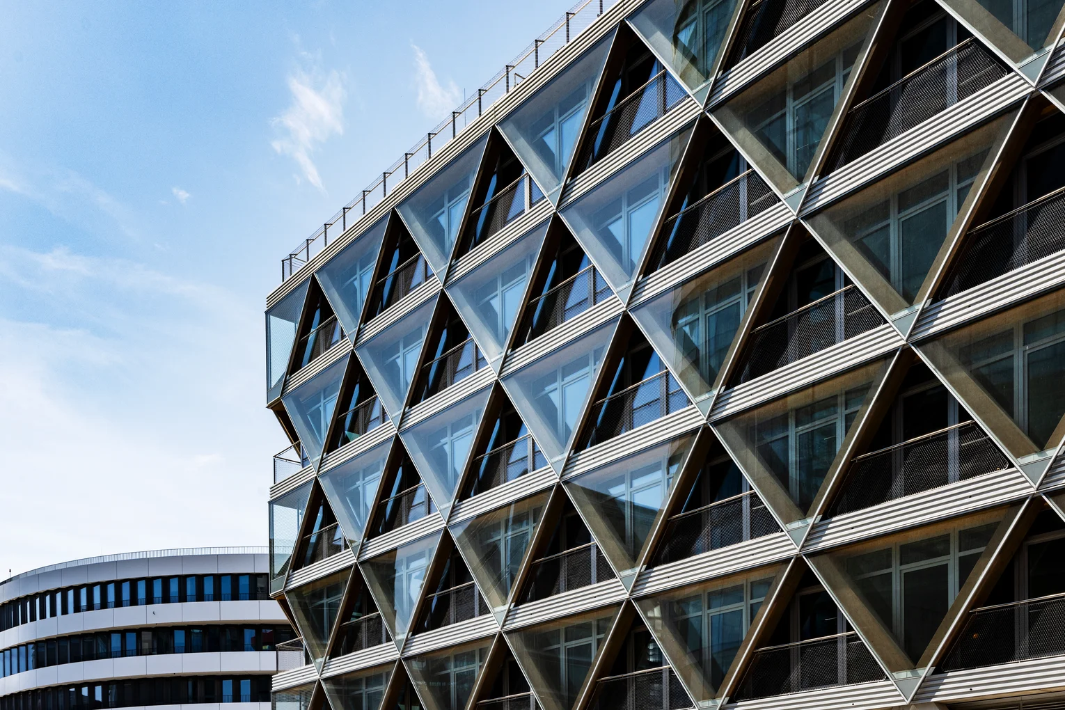 The Cradle, Düsseldorf Close-up of the windows