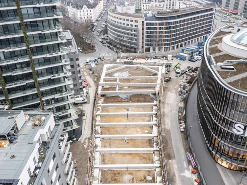 U5 Europaviertel Baugrube Ingenieurbau