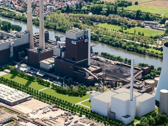 Bild zeigt das Gaskraftwerk Heilbronn. 