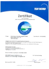 PORR DE VERKEHRSWEGEBAU Zertifikat WHG