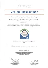 PORR Verkehrswegebau A.Waggershauser Gueteschutz Kanalbau AK2