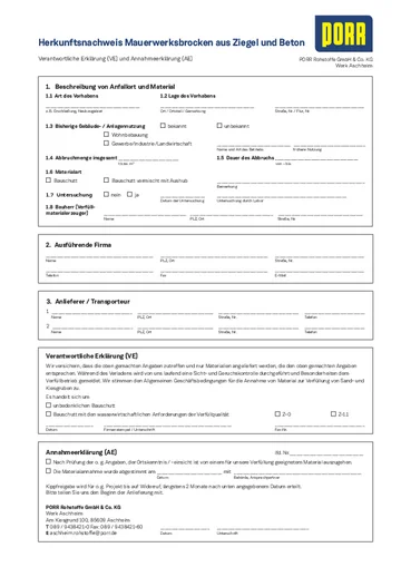 Herkunfsnachweise Mauerwerksbrocken 01 2023