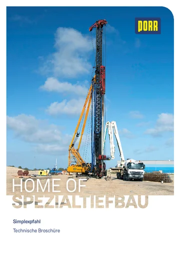 Technische Broschuere Simplexpfahl