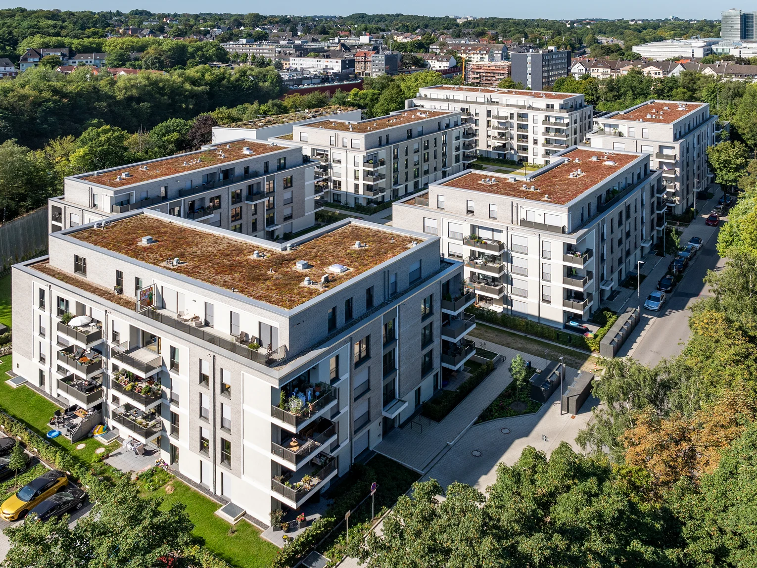 Manfredstraße, Essen The picture shows the building on Manfredstraße in Essen from the outside.