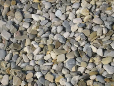 Foto: Kies grobe Körnung.