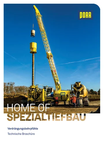 Technische Broschuere Verdraengungsbohrpfahl