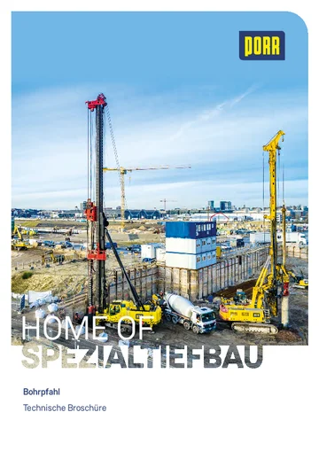 Technische Broschuere Bohrpfahl