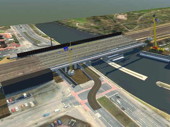 Visualisation of the Siemensbahn