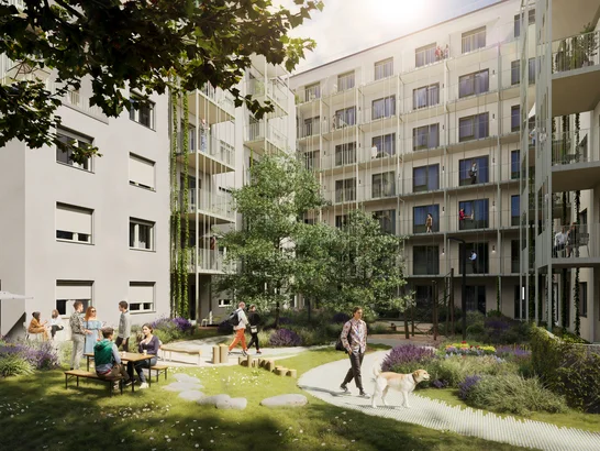 Visualisierung des Projekts "Oderstraße".