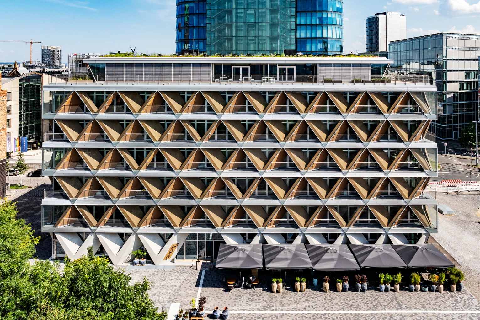 The Cradle, Düsseldorf Exterior view of the cradle