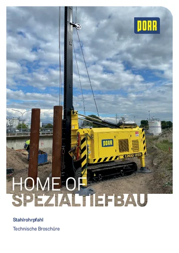 Technische Broschuere Stahlrohrpfahl